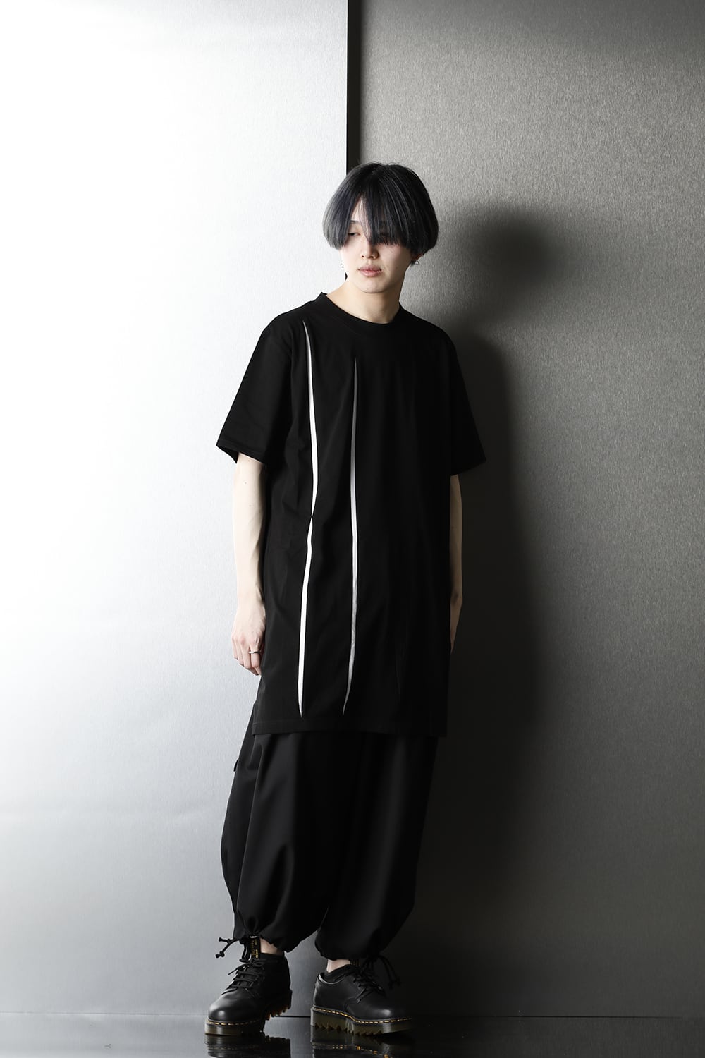 Cutting Blade Short Sleeves Cut Sew Black