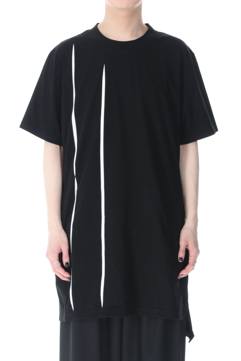 Cutting Blade Short Sleeves Cut Sew Black
