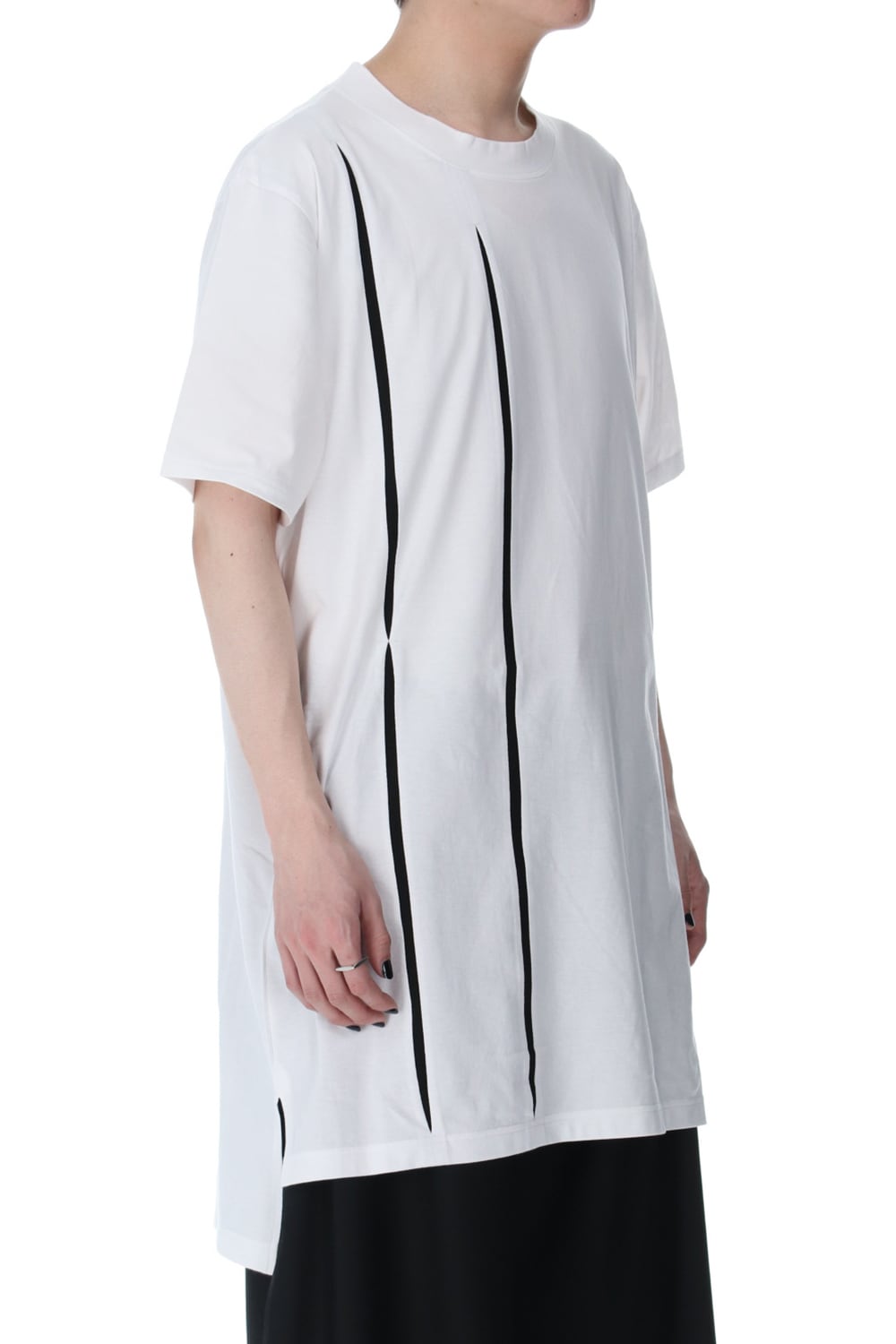 Cutting Blade Short Sleeves Cut Sew White
