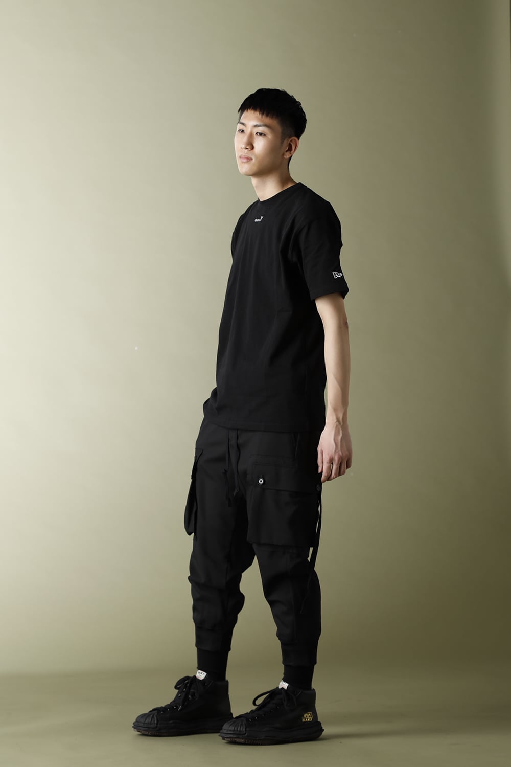 New Era × Ground Y Logo Cotton Tee