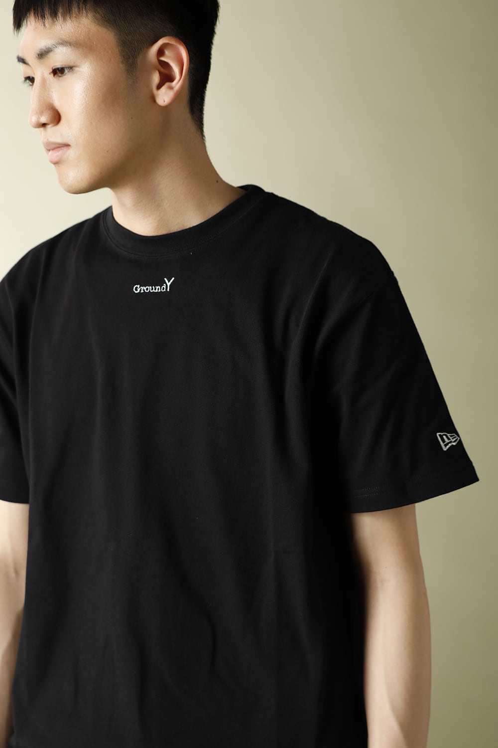 New Era × Ground Y Logo Cotton Tee