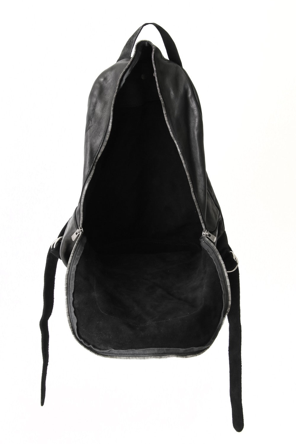 Soft Horse Leather Back Pack - DBP06 - BLACK