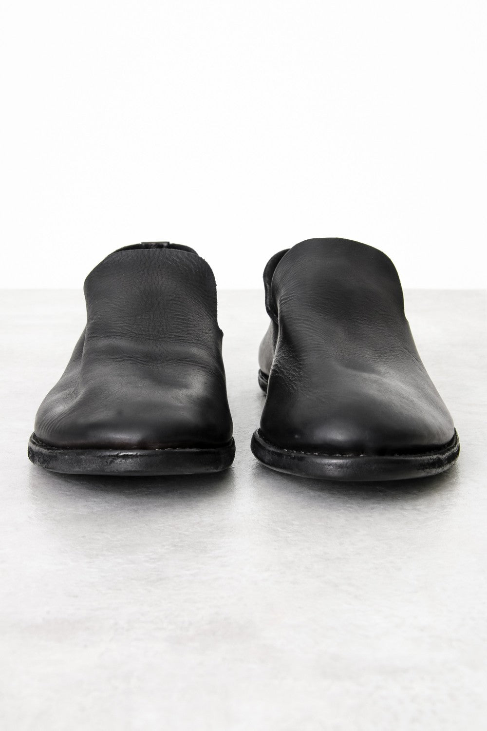 Leather Slip on - Black