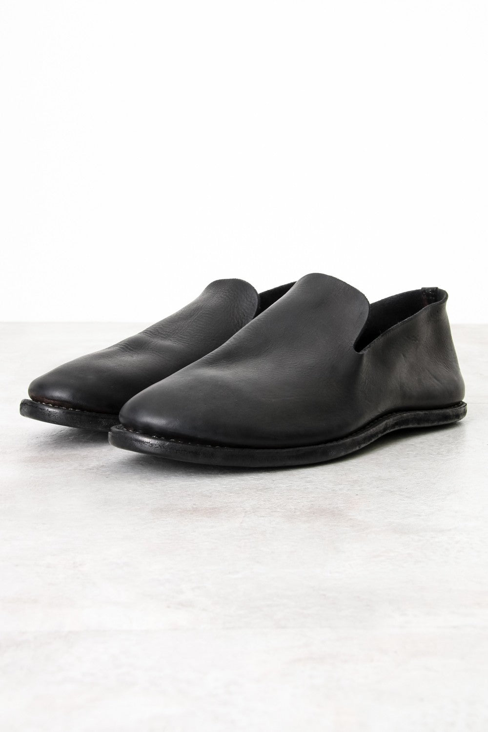 Leather Slip on - Black