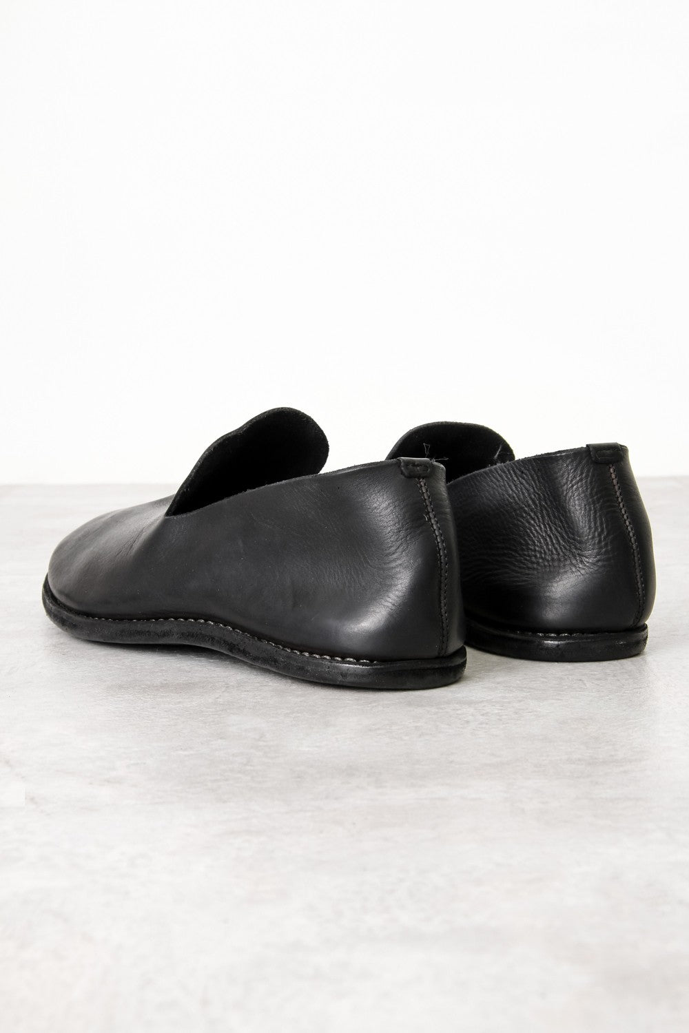 Leather Slip on - Black