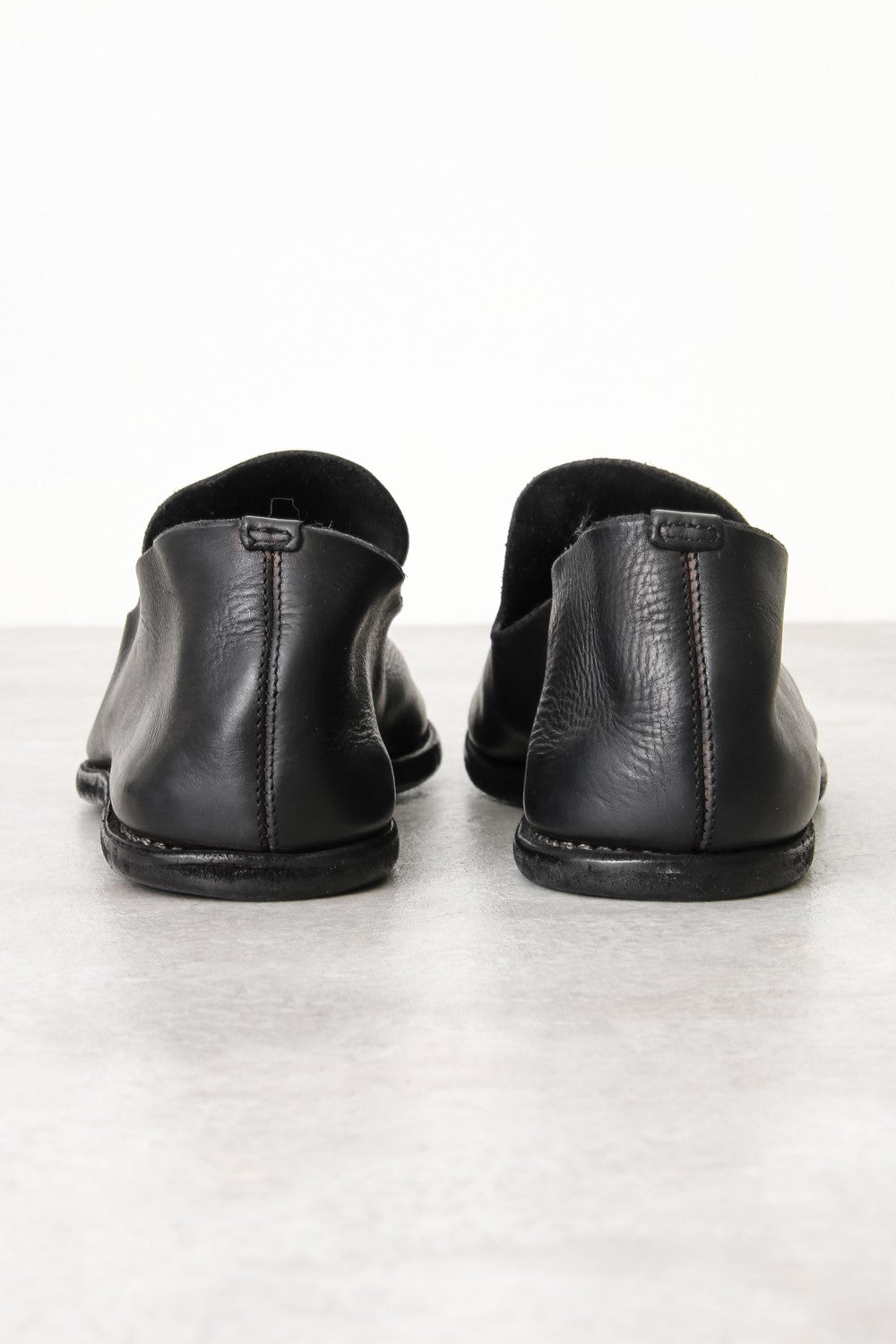 Leather Slip on - Black