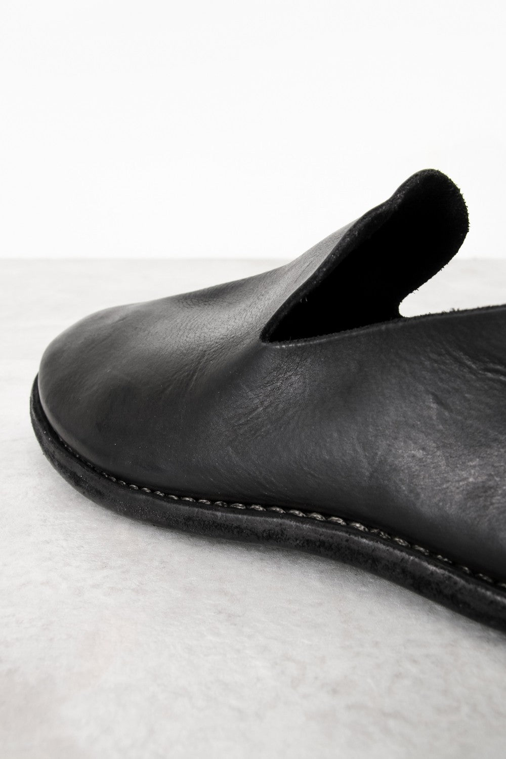 Leather Slip on - Black
