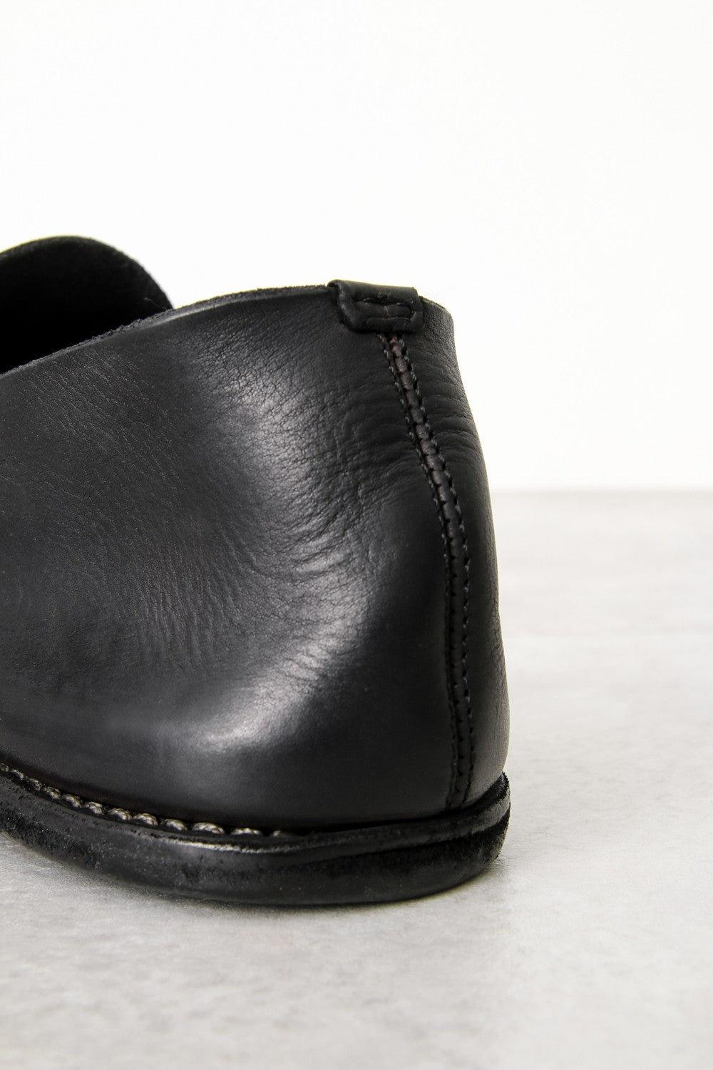 Leather Slip on - Black