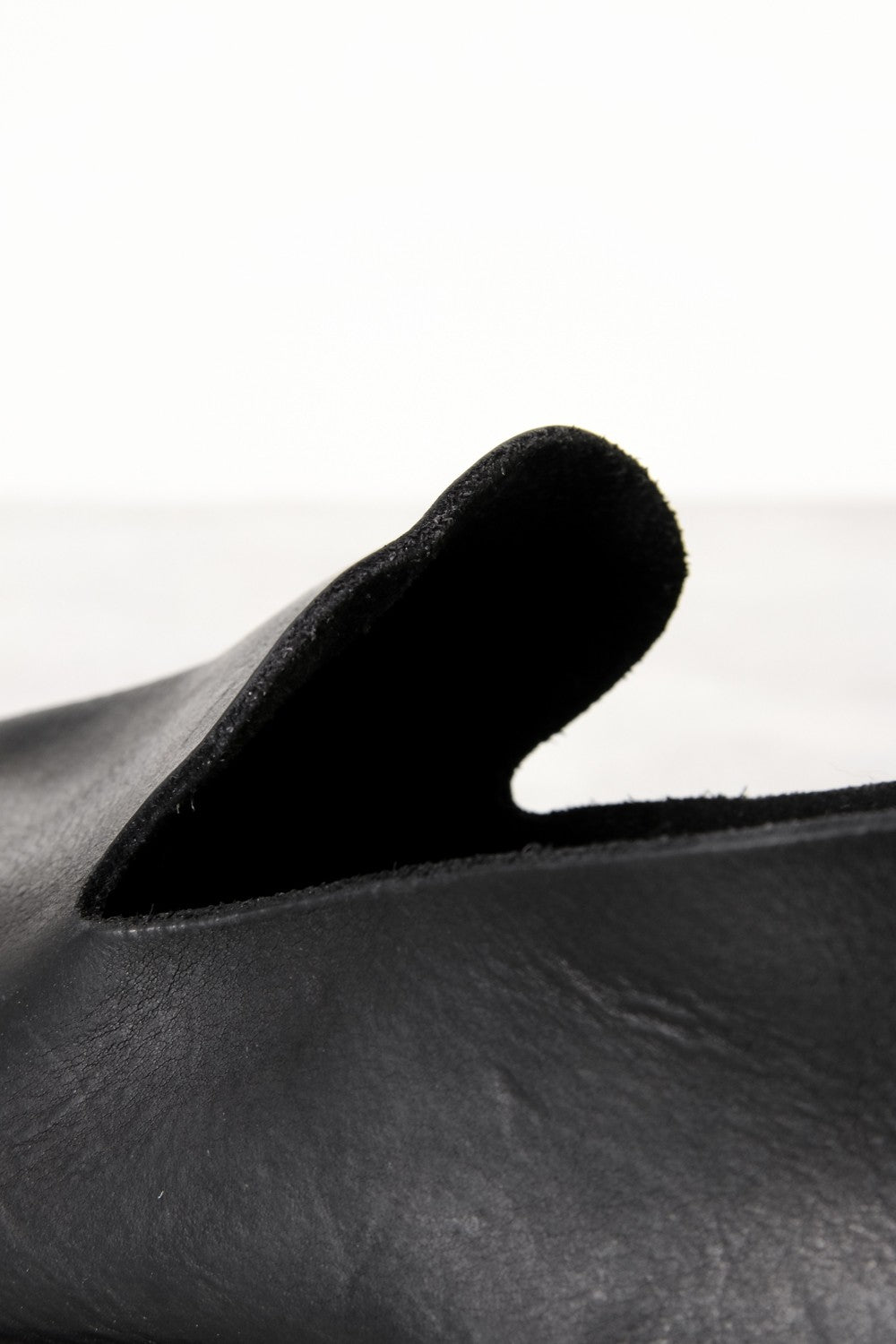 Leather Slip on - Black