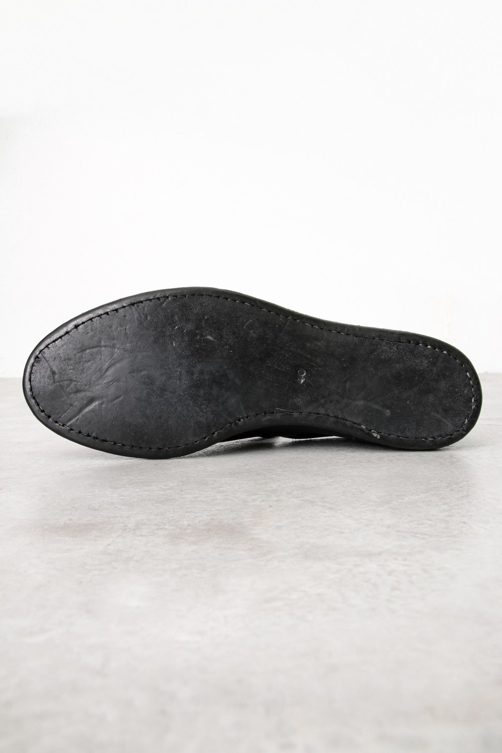 Leather Slip on - Black