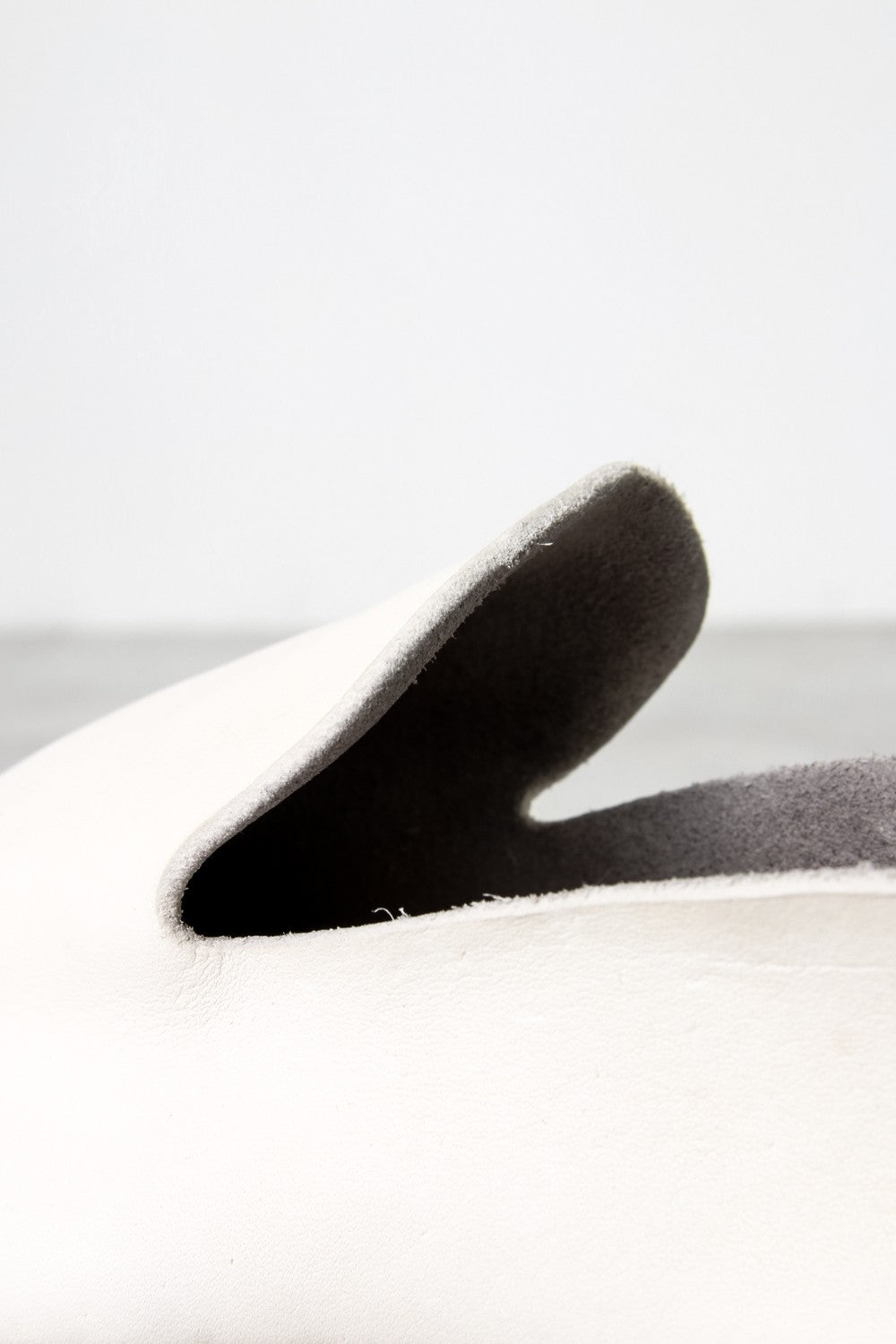 Leather Slip on - Dirty White