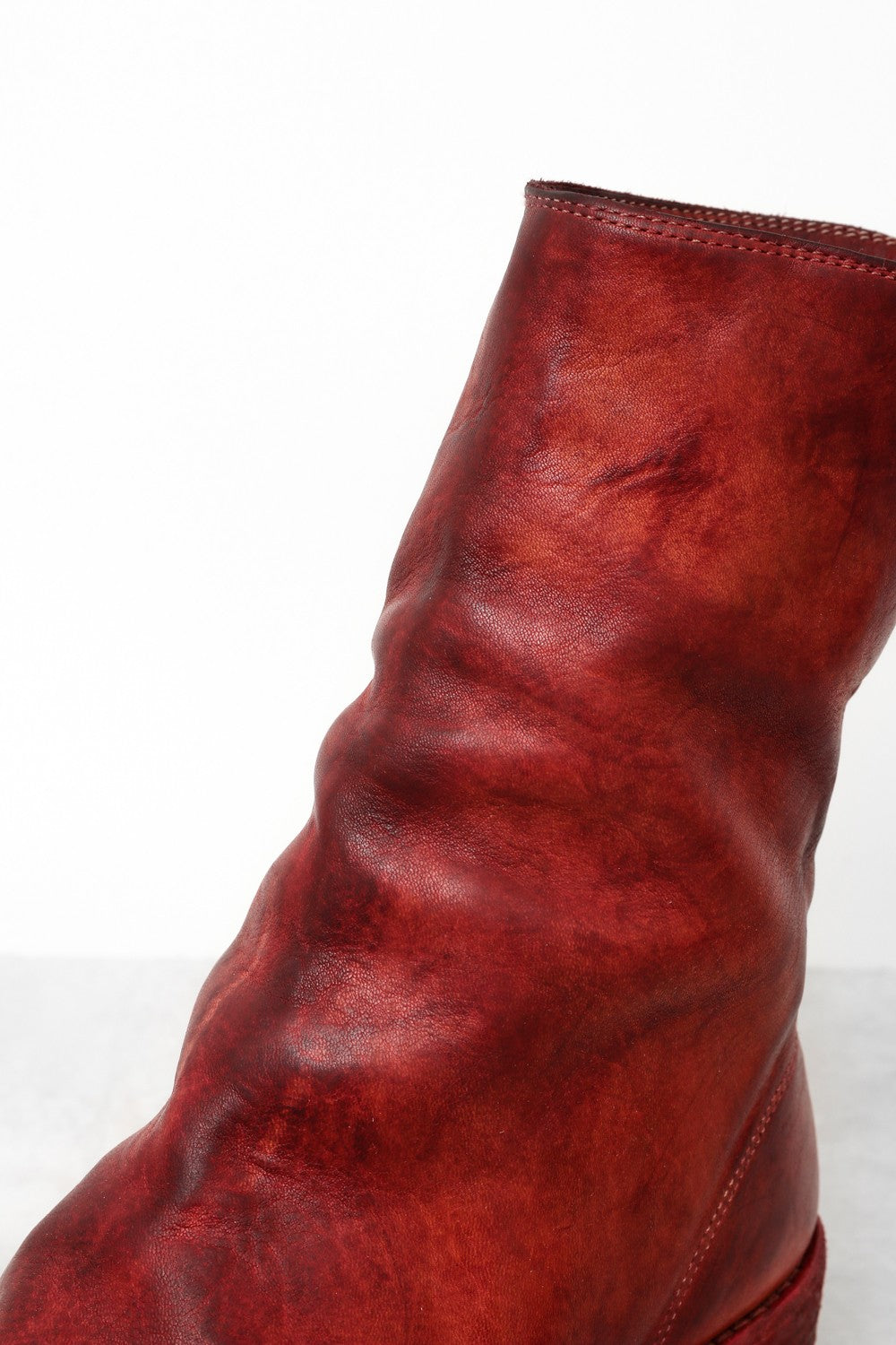 Back Zip Boots Double Sole - Horse Full Grain Leather