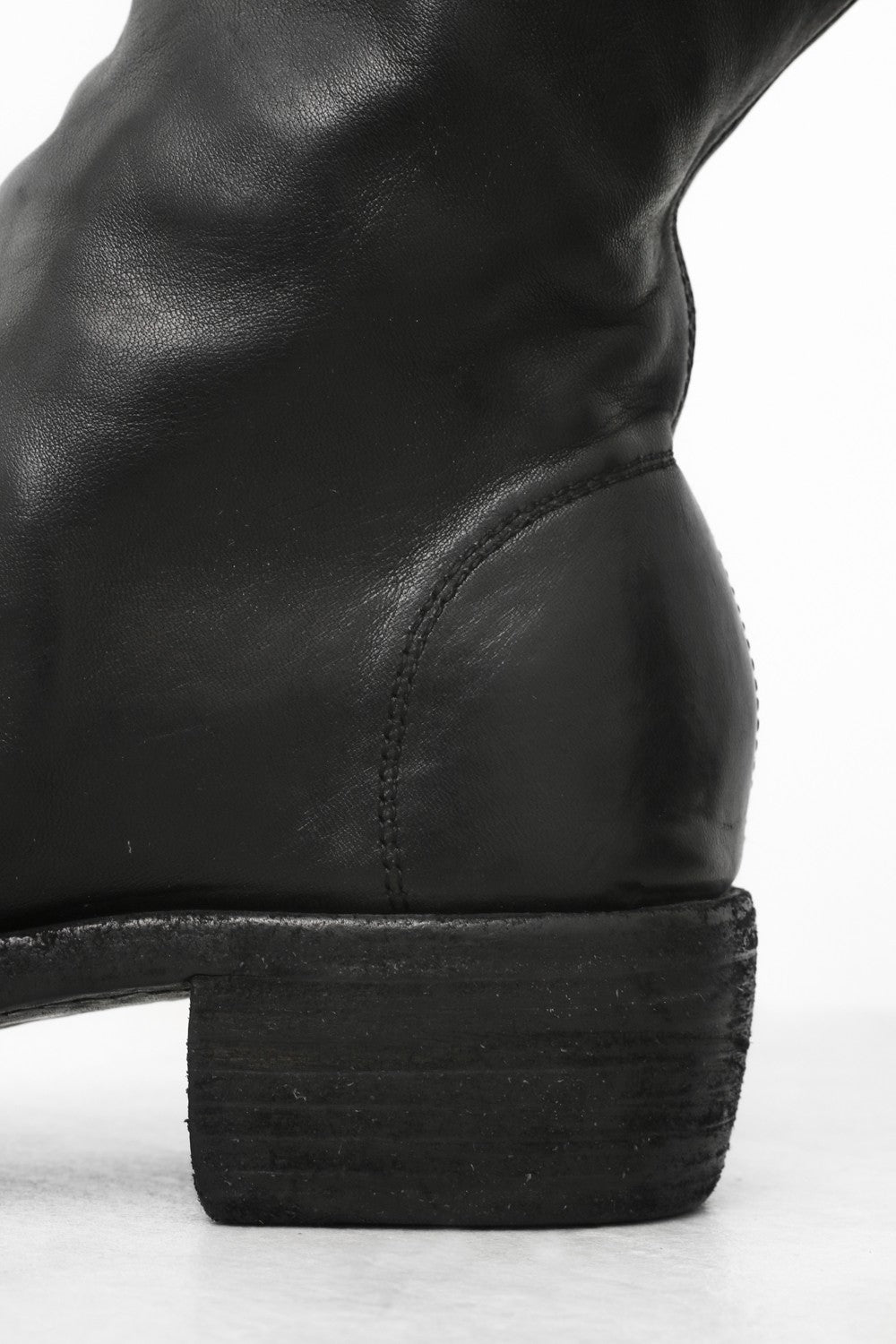 Side Zip Boots Double Sole - Horse Full Grain Leather