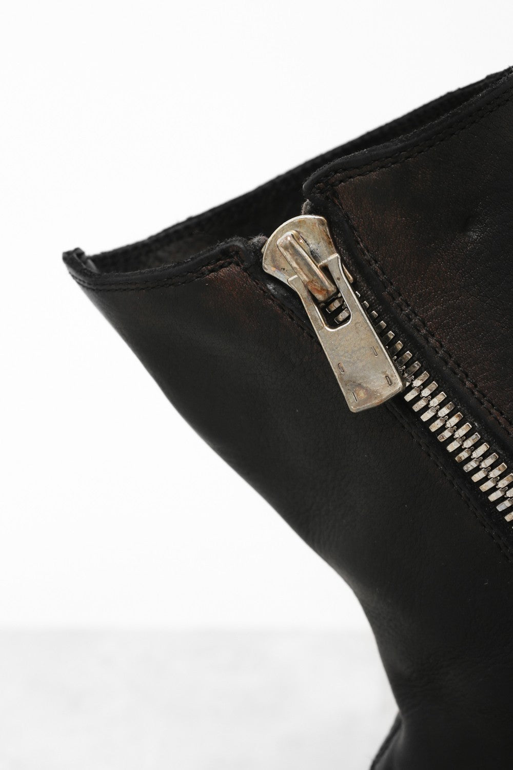 Side Zip Boots Double Sole - Soft Calf Full Grain Leather