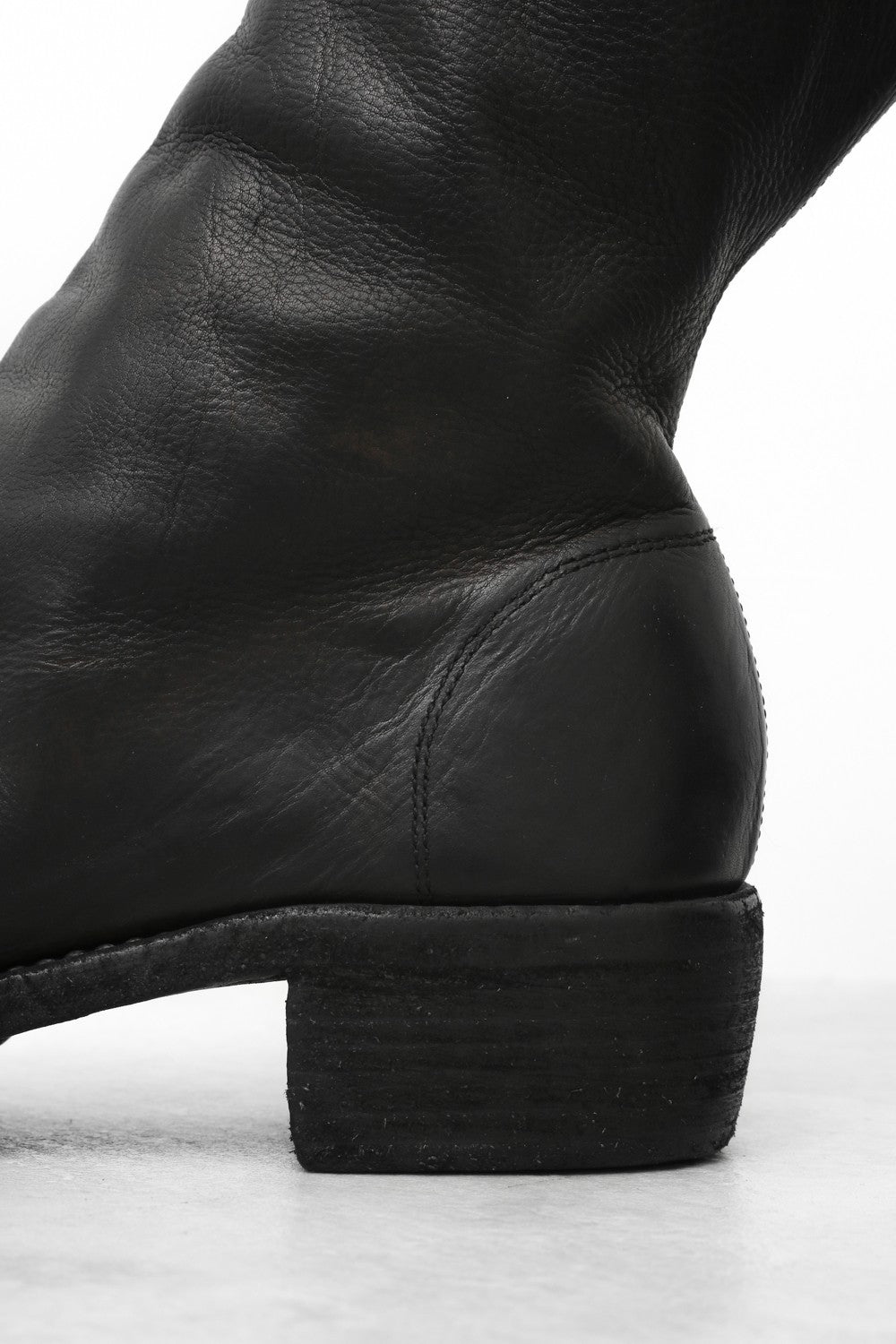 Side Zip Boots Double Sole - Soft Calf Full Grain Leather