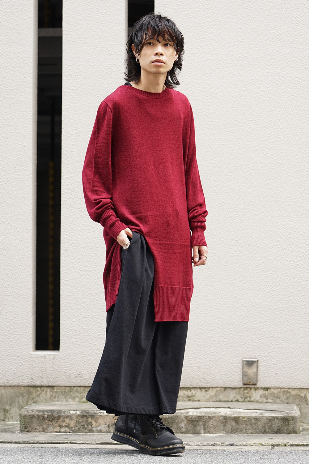 Long Slit Knit