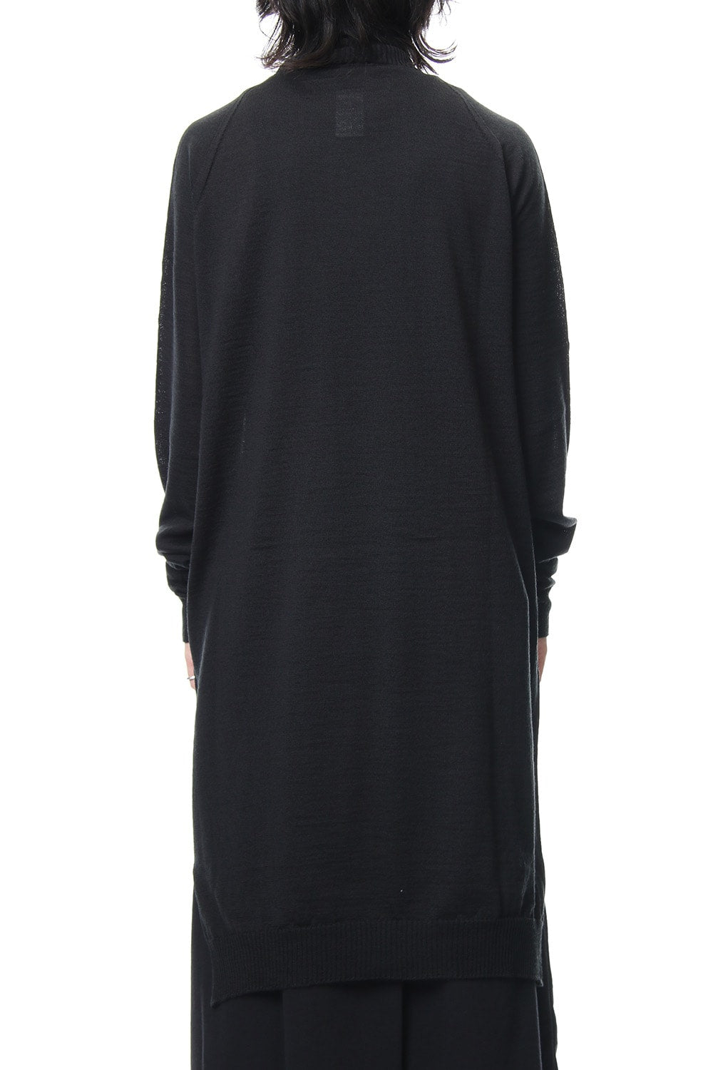 Long Turtle Knit-Black
