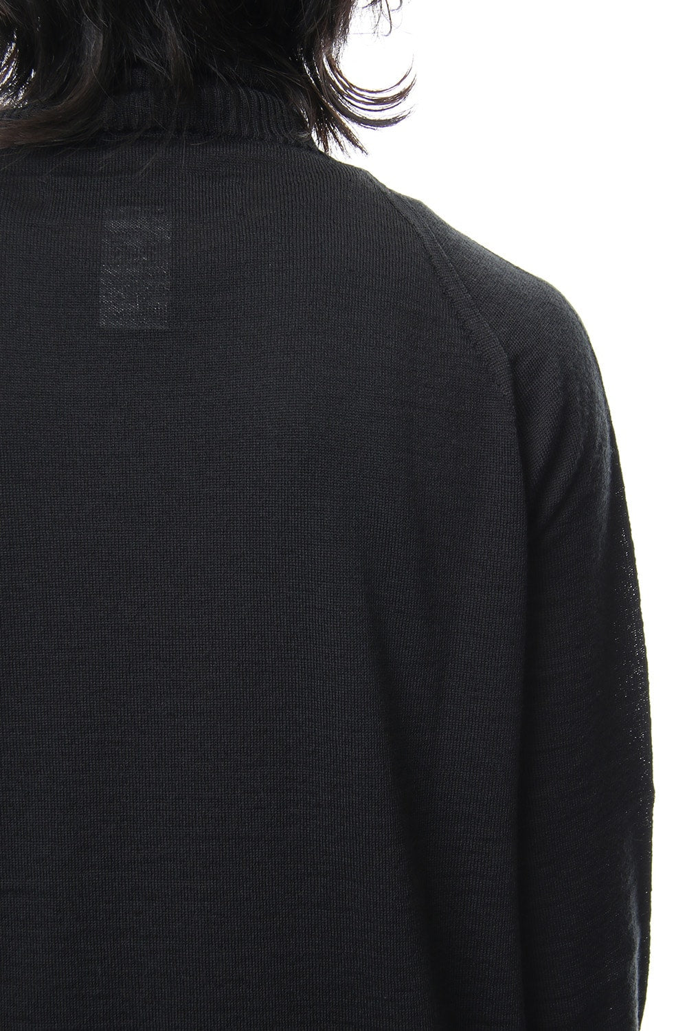Long Turtle Knit-Black
