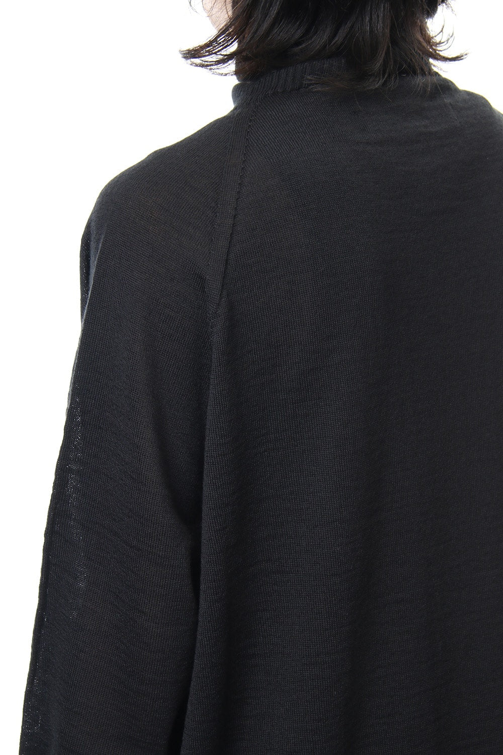 Long Turtle Knit-Black