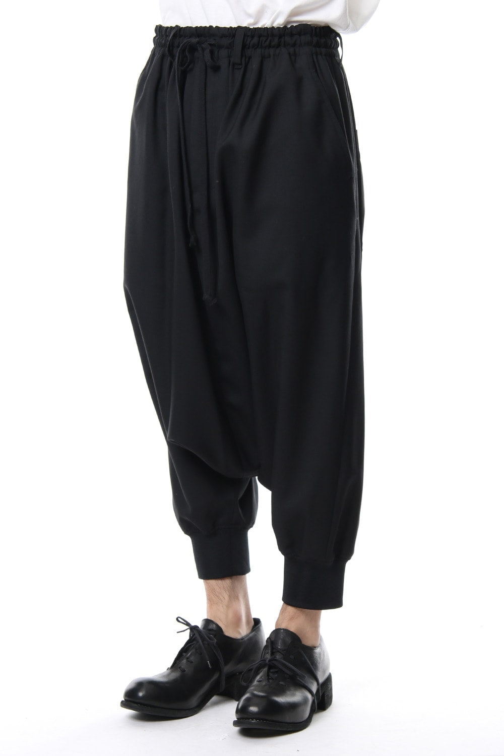 Hem rib line sarrouel pants