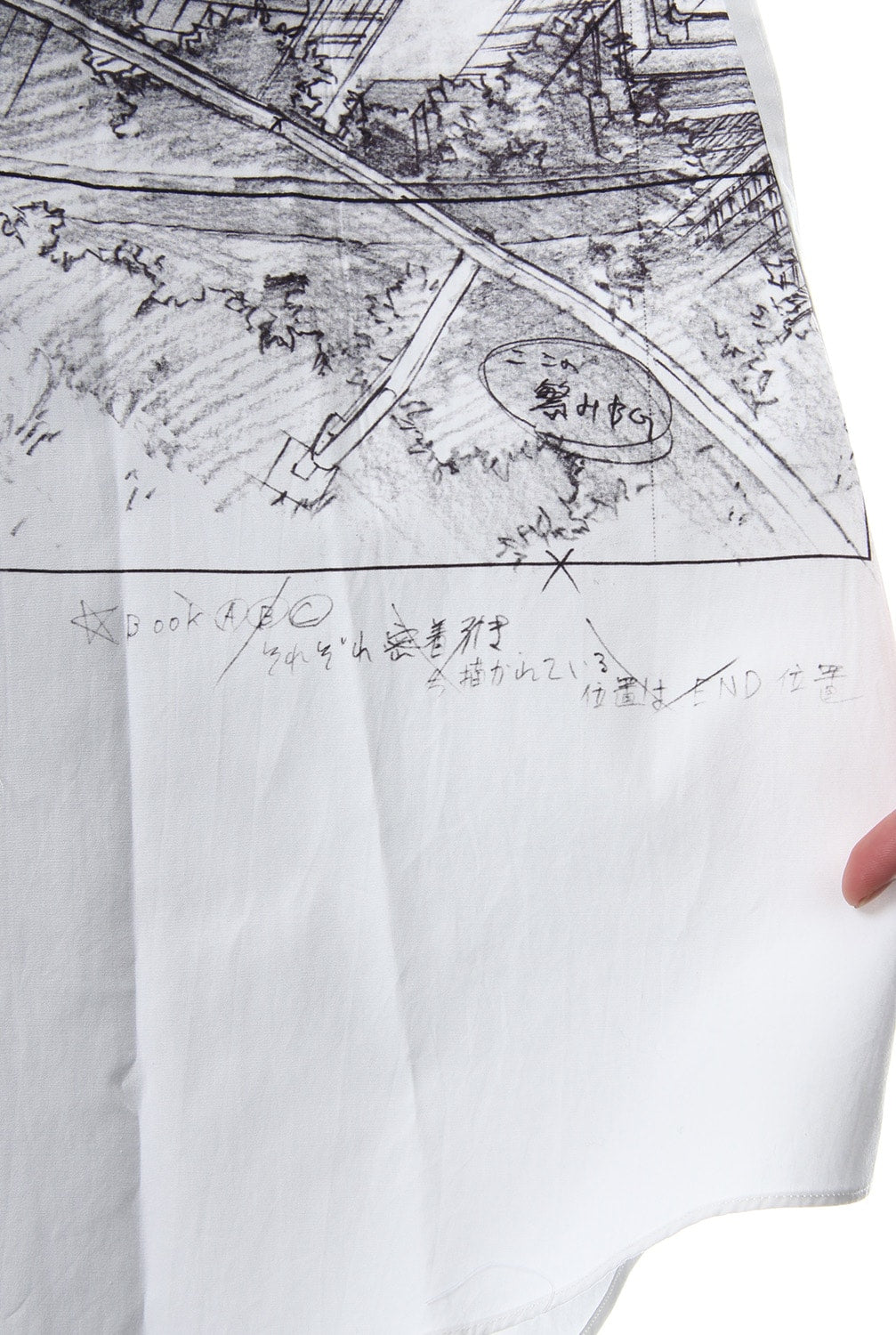 Neck Cutting Shirt Ghost In The Shell - Ground Y