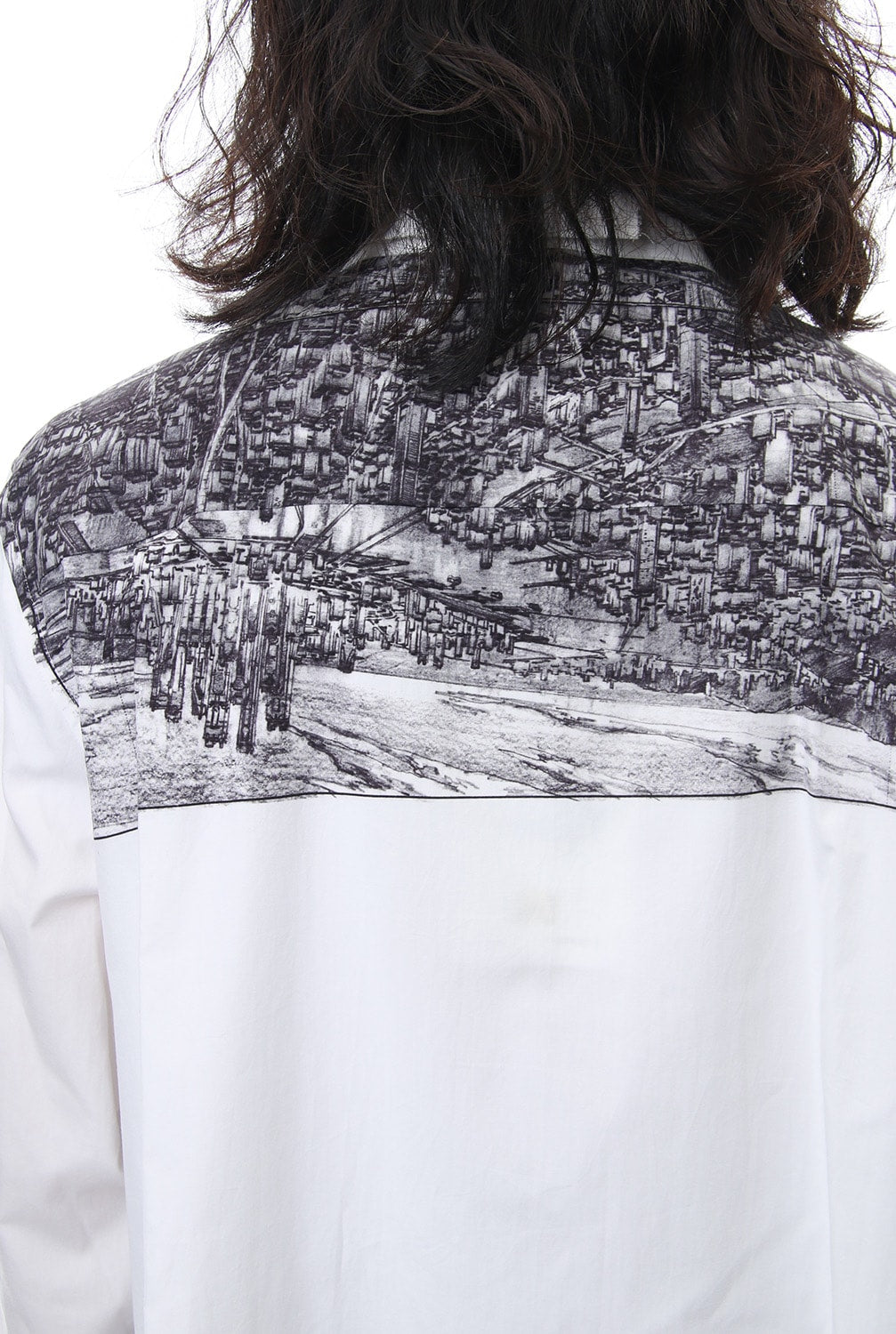 Neck Cutting Shirt Ghost In The Shell - Ground Y