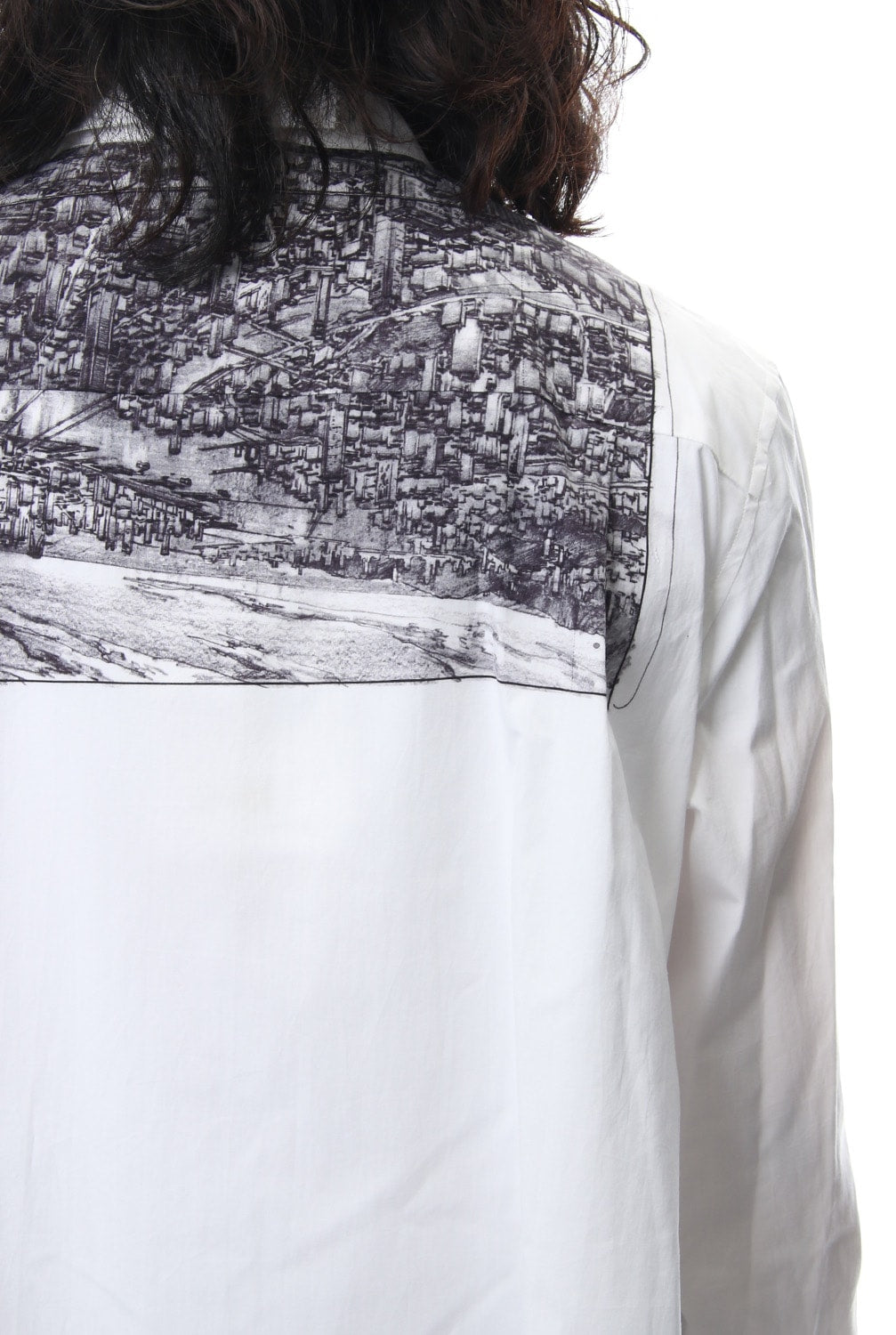 Neck Cutting Shirt Ghost In The Shell - Ground Y