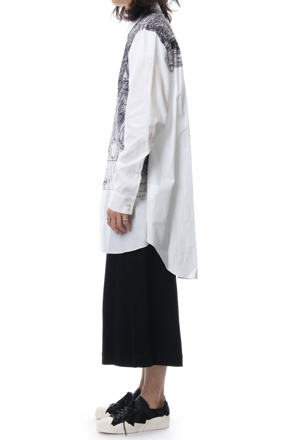 Neck Cutting Shirt Ghost In The Shell - Ground Y