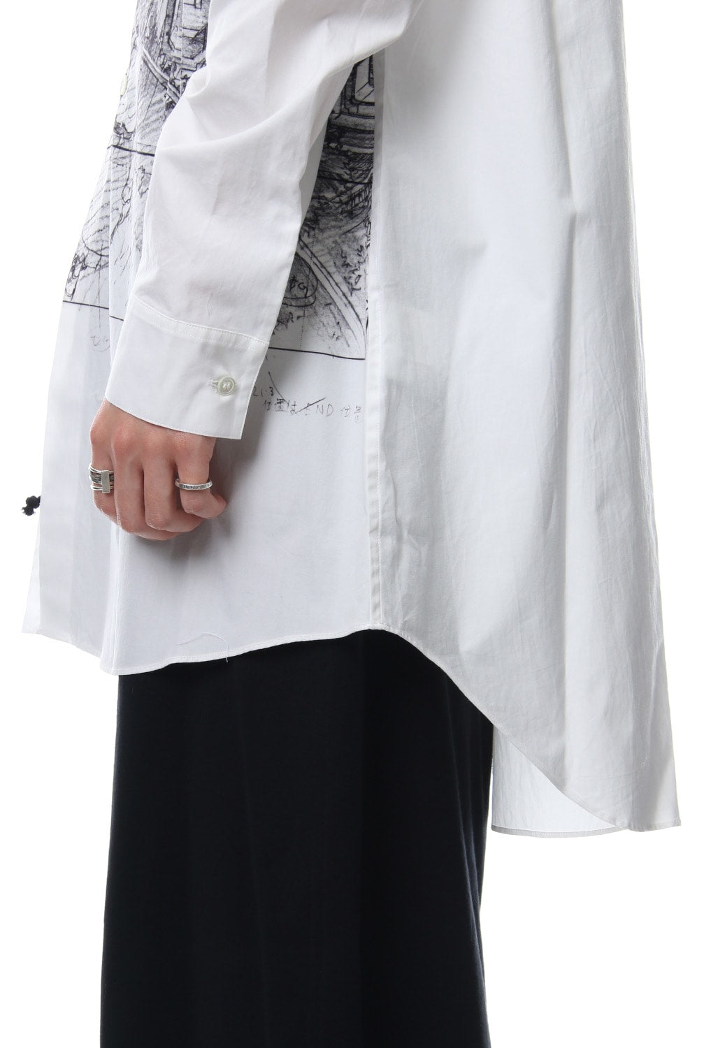 Neck Cutting Shirt Ghost In The Shell - Ground Y