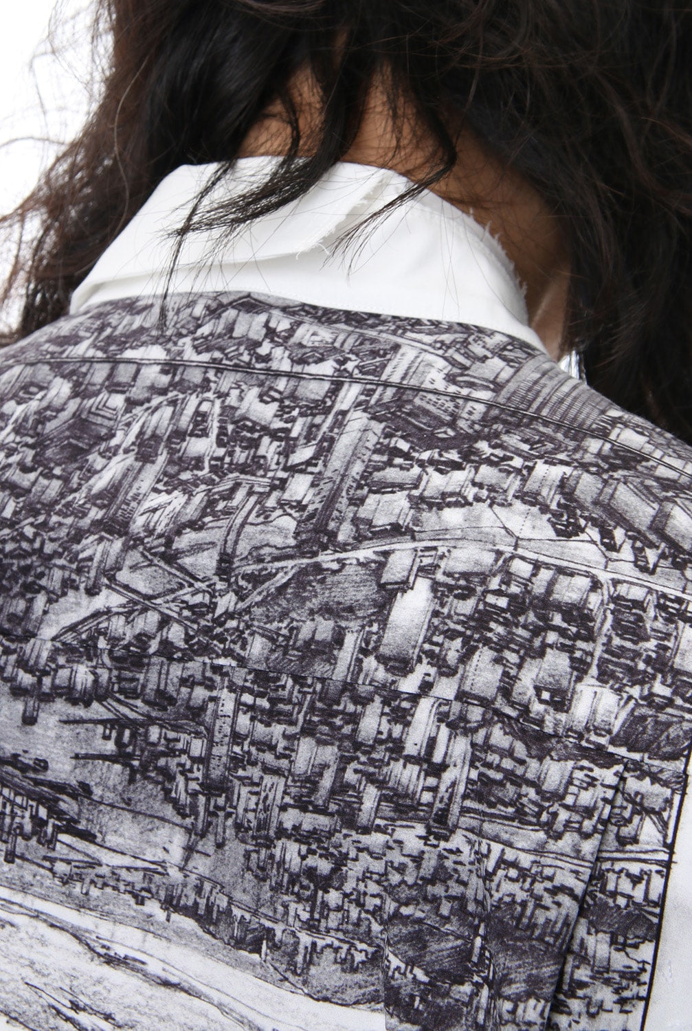 Neck Cutting Shirt Ghost In The Shell - Ground Y