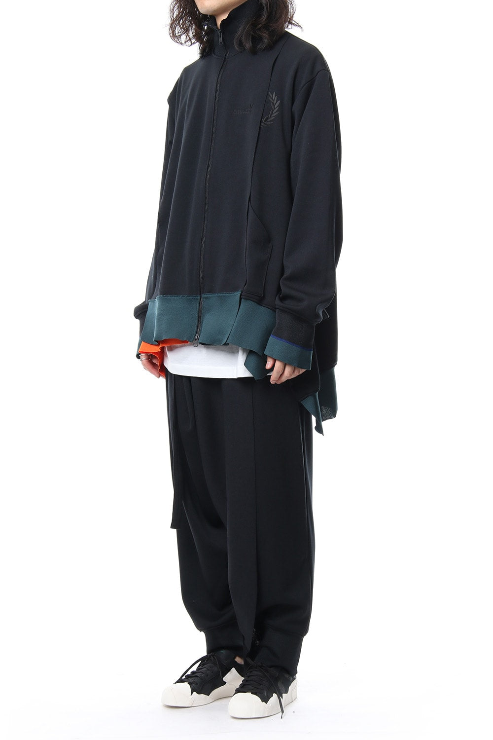 Track Flare Rib Sarrouel Pants Fred Perry - Ground Y