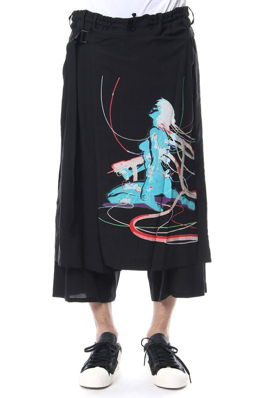 Wrap Skirt Pants Type2 Ghost In The Shell - Ground Y