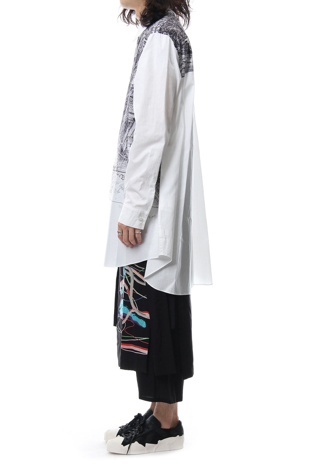 Wrap Skirt Pants Type2 Ghost In The Shell - Ground Y