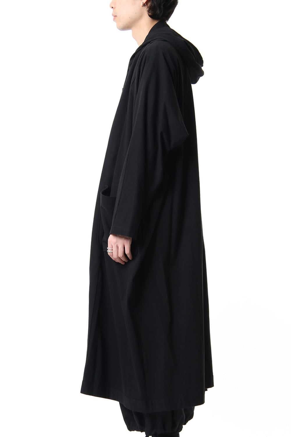 オープンフロント ビッグ ドレス ウィズ フード