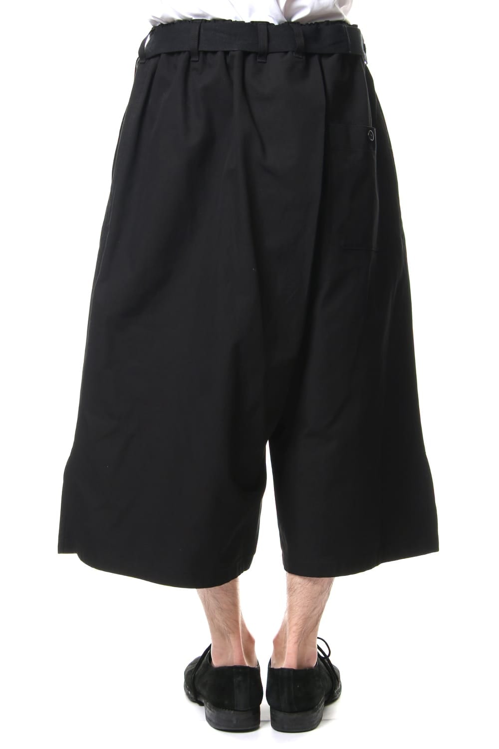 Left wrap pants Black