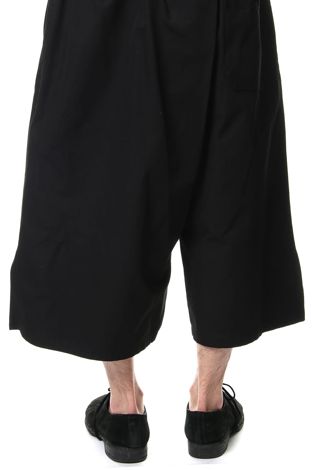 Left wrap pants Black