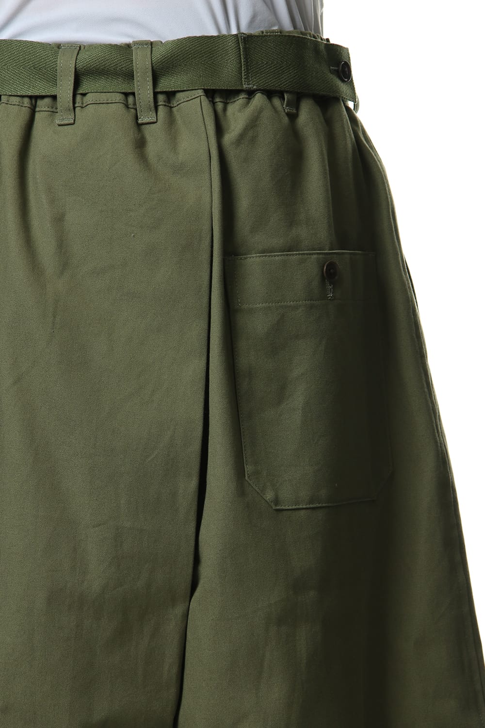 Left wrap pants Kahki