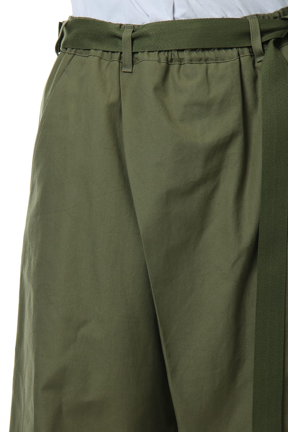 Left wrap pants Kahki