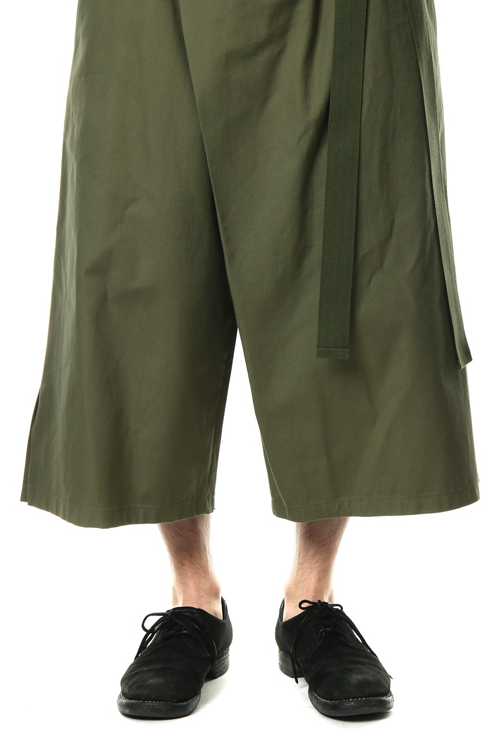 Left wrap pants Kahki