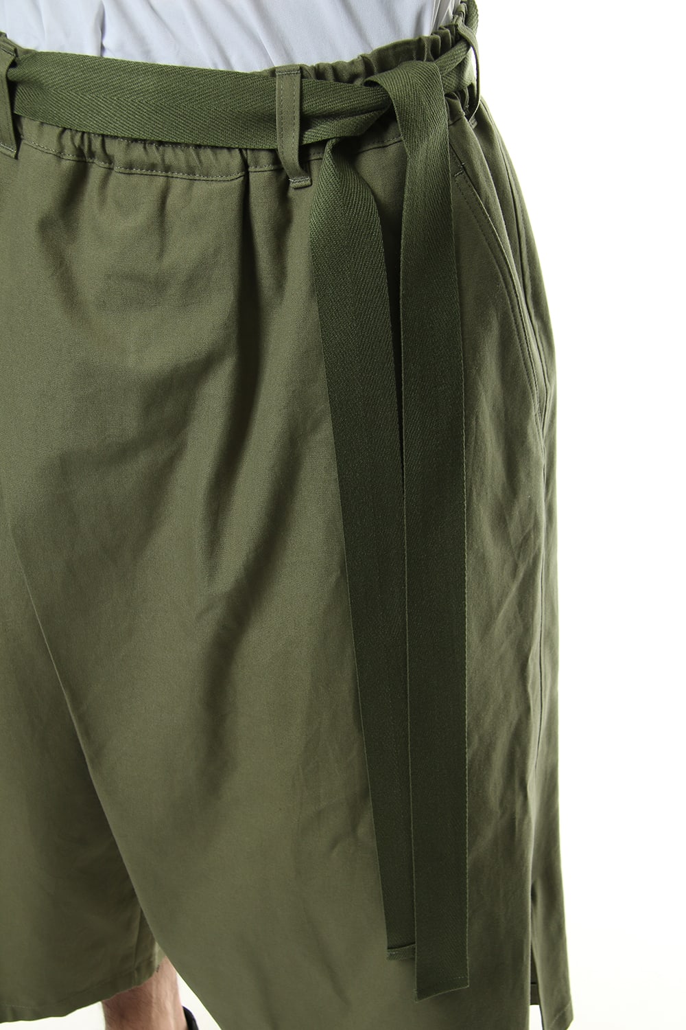 Left wrap pants Kahki