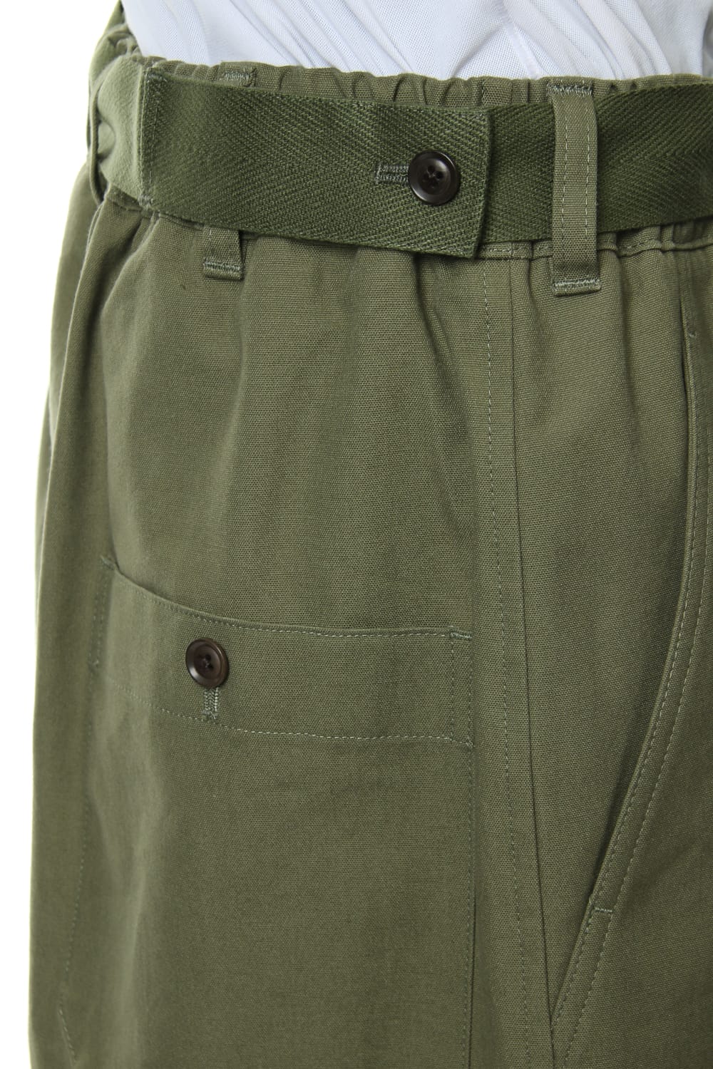 Left wrap pants Kahki