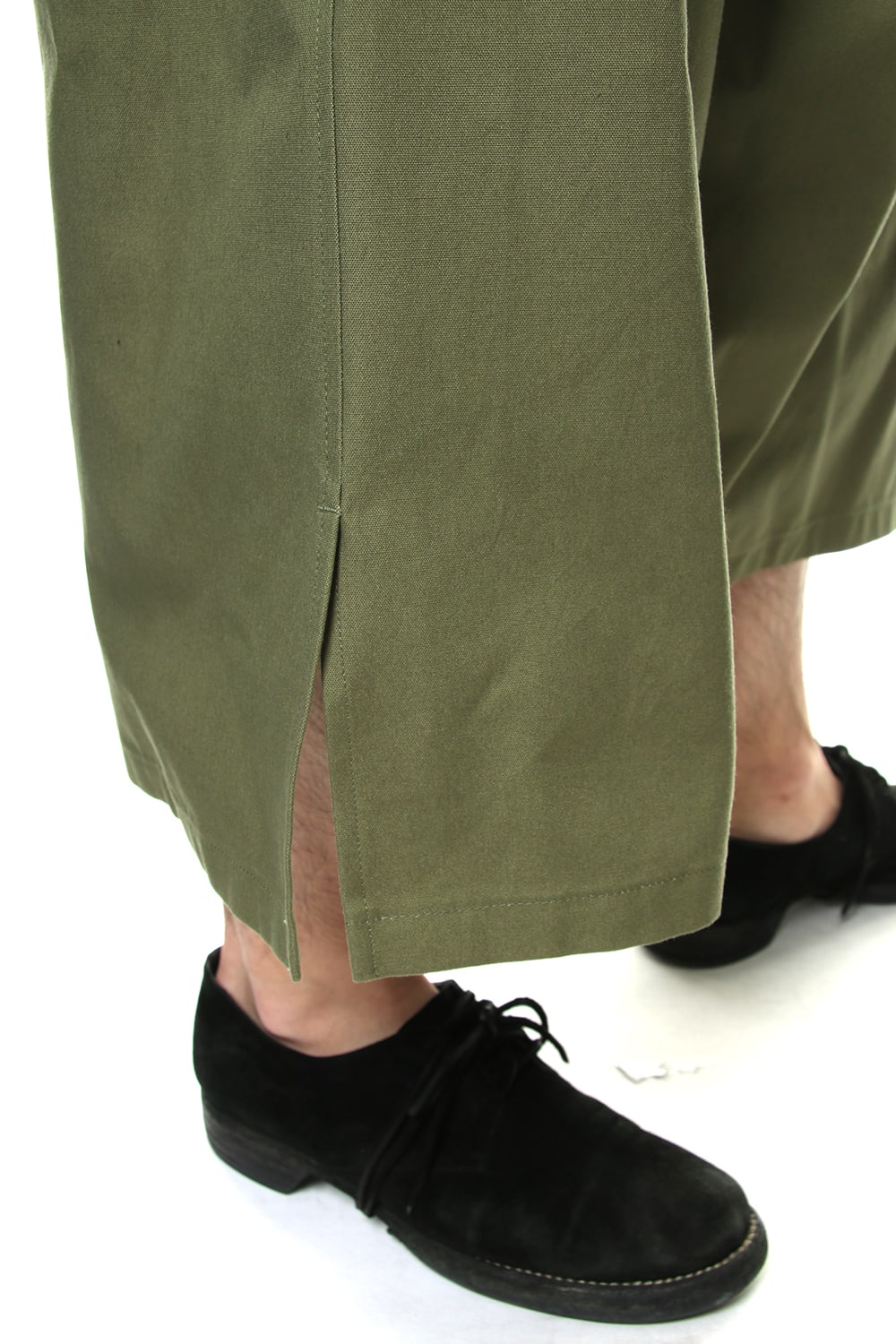 Left wrap pants Kahki