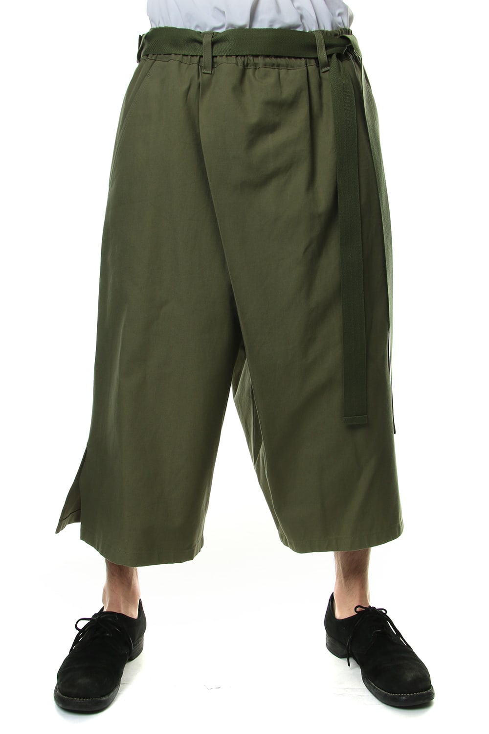 Left wrap pants Kahki