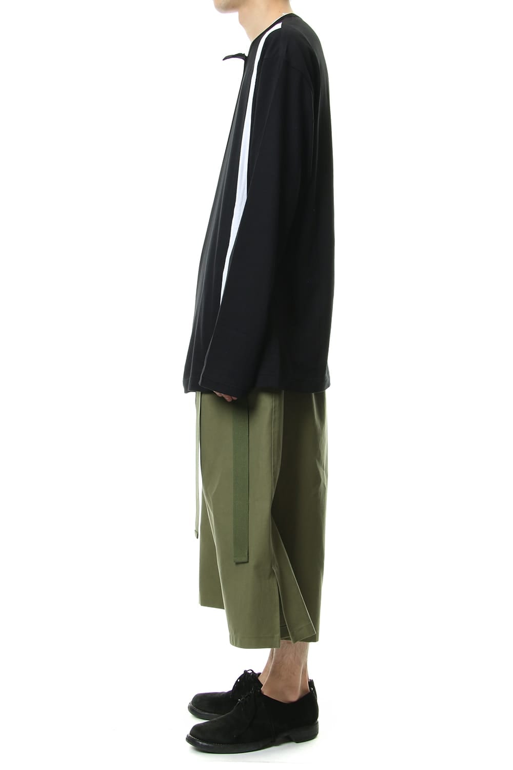 Left wrap pants Kahki