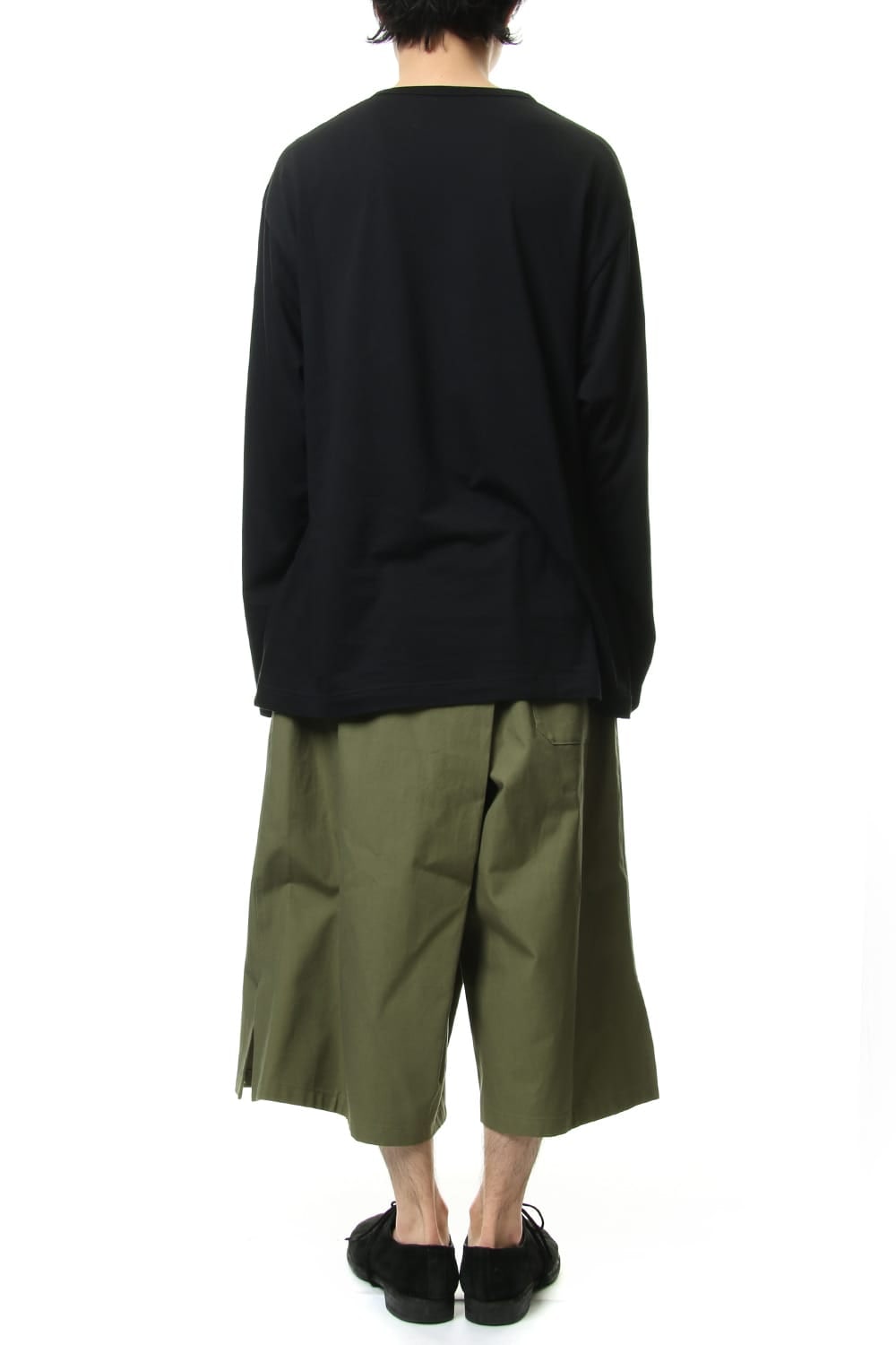 Left wrap pants Kahki