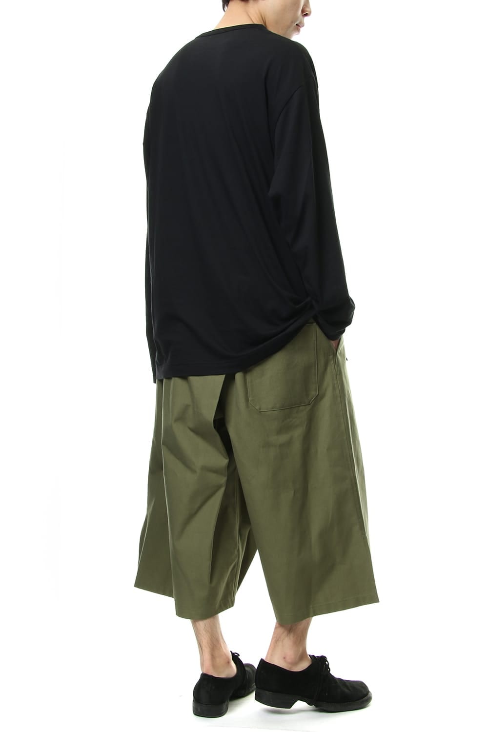 Left wrap pants Kahki