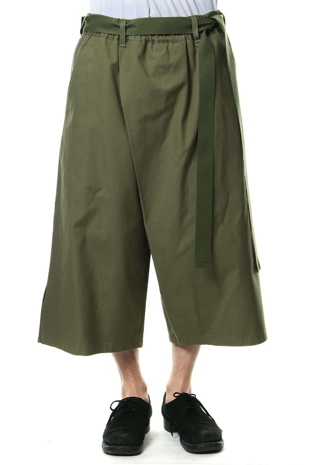 Left wrap pants Kahki