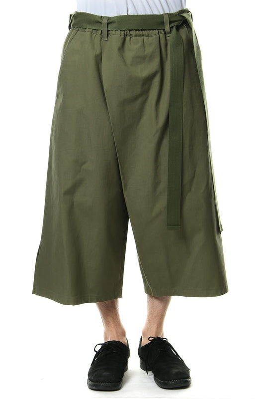 Left wrap pants Kahki