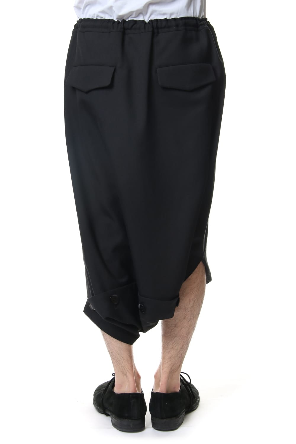 Inseam Butterfly Open Short Sarouel Pants