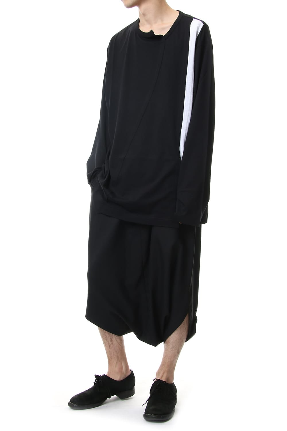 Inseam Butterfly Open Short Sarouel Pants